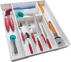 Oxo good grips expandable utensil organizer, white. Dial Industries Expand A Drawer Cutlery Tray Buy Online In Isle Of Man At Isleofman Desertcart Com Productid 3413811