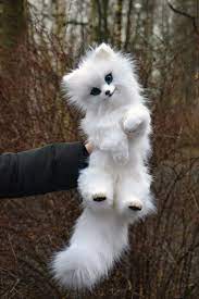 Arctic Fox Whimsical Animals Fantasy Creatures From Faux Etsy Animals Cute Animals Pet Toys