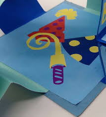Cut windows in your towers and make paper cones for their roofs. Make A Birthday Tower Card The Crazy Cricut Lady