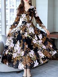 v neck floral printed maxi dress printed maxi dress maxi dress dresses
