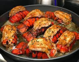 Oven Baked Baby Lobster Tails With Garlic Butter Seafood Spices Tag A Friend Who L Romantic Dinner Recipes Valentines Food Dinner Lobster Recipes