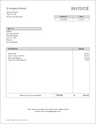 The invoice template should match the type of invoice you want to issue. Basic Invoice Template