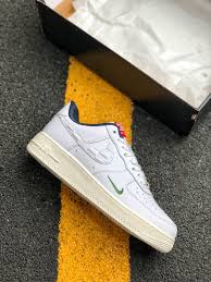 The classy sneaker will attract immense attention. Kith X Nike Air Force 1 Low White University Red Metallic Gold For Sale Sneaker Hello