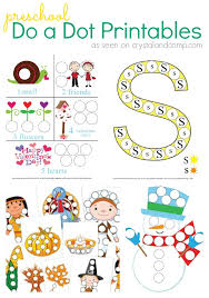 Preschool dot marker printables free. Preschool Do A Dot Printables
