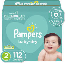 Diapers Size 2 Pampers Baby Dry Disposable Baby Diapers 112 Count Super Pack Packaging May Vary Amazon Ca Health Personal Care