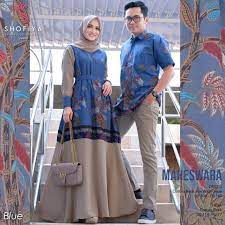 Gamis batik kombinasi sofia rp. Original Shofiya Solo Mahendra Batik Couple Shopee Indonesia