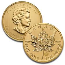 1 Oz Canadian Maple Leaf Gold Coin