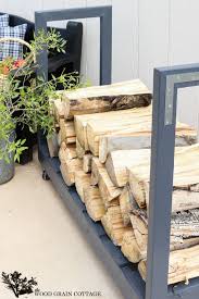 You can get this diy firewood rack bracket kit from 'wayfair' and then add six 2×4's to make your own firewood rack in just a few minutes. 9 Super Easy Diy Outdoor Firewood Racks The Garden Glove