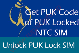 You should change the pin code as soon as you start using your sim card the first time. Get Puk Code Of Puk Locked Ntc Sim Rupak S Blog An Informative Blog
