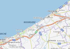 Nieuwpoort was naast schoonhoven een nieuwe haven aan de lek. Michelin Nieuwpoort Bad Map Viamichelin