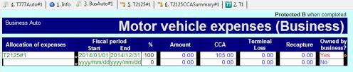 Capital Cost Allowance For Motor Vehicles Profile