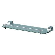 23.00 x 5.50 x 2.00. Park Avenue Glass Shelf With Rail Lgs Abey Australia