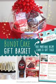 Show this offer at a valid bakery location to redeem this deal. Bundt Cake Gift Basket With Free Printable Recipe Card Gift Tag