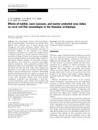 Have a fish you would like identified? Pdf Effects Of Habitat Wave Exposure And Marine Protected Area Status On Coral Reef Fish Assemblages In The Hawaiian Archipelago