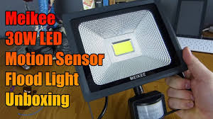 Quality service and professional assistance is provided when you shop with aliexpress, so don't wait to take advantage of our prices on these and other items! Meikee 30w Led Motion Sensor Flood Light Unboxing Youtube