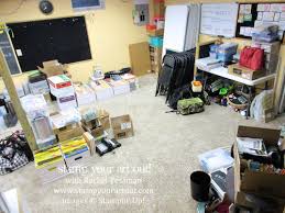 Do a little every day. Craft Room Office Remodel Update Stamp Your Art Out