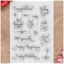 Free shipping on orders over $25 shipped by amazon. Kwan Crafts Words Congratulations Love You Miss You Happy Anniversary Clear Stamps For Card Making Decoration And Diy Scrapbooking Buy Online In Brunei At Brunei Desertcart Com Productid 109982062