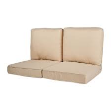 New outdoor cushions can bring new life to your patio furniture or dining area. Unbranded Spring Haven Beige Replacement 4 Piece Outdoor Loveseat Cushion Set The Home Depot Canada