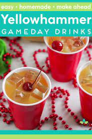Yellow Hammer Drink Recipe Great For Game Day And Tailgating Video Recipe Video Fall Cocktails Recipes Fruity Alcohol Drinks Alcohol Drink Recipes