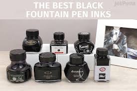 Skip to content waterproof inks shop menu: The Best Black Fountain Pen Inks Jetpens