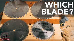 Selecting Table Saw Blades Types Uses And Buying Advice Youtube