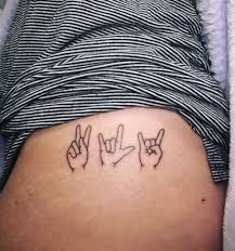 Peace Love Rock N Roll Tattoo Tattoo Styles Rock Tattoo Small Hand Tattoos