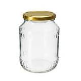 1500 ml Glass Jar with Gold Lid 82/6 – Large Jar for ...