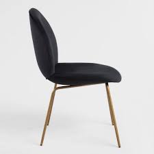 Black Velvet Vivian Dining Chairs Set Of 2 V3 Dining Chair Set Dining Chairs Chair