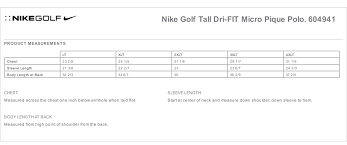 Nike Golf Tall Dri Fit Micro Pique Polo 604941