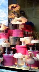 Good Evening Ladies Thank You For Your Pins Today Tonight And Saturday Let S Pin A Vintage Millinery Shop Enjoy Fancy Hats Hats Vintage Hat Display