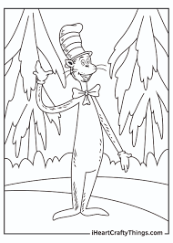Search through more than 50000 coloring pages. Printable Cat In The Hat Coloring Pages Updated 2021