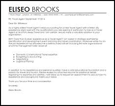 Travel Agent Cover Letter Sample Cover Letter Templates Examples
