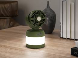 Enkeeo Lite 4 In 1 Camping Fan Has Power Bank Torch And Light