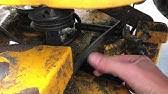 Cub cadet lawn mower belts. Cub Cadet Lt1018 Transmission Drive Belt Replacement Youtube