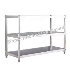 Save kitchen space, drainage is easier. Assemble High Quality Three Layer Stainless Steel Kitchen Rack Shelf