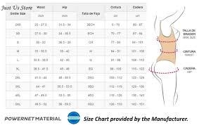 45 memorable size chart for body shapers