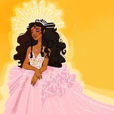 I Really Loved Sza S Met Gala Outfit It Looked Like Something I Would Draw So I Drew It Art Ani Black Girl Art Met Gala Outfits Gala Outfit
