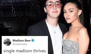 The pictures have started off some. Madison Beer Announces Split With On Off Boyfriend Zack Bia By Tweeting Single Madison Thrives Daily Mail Online