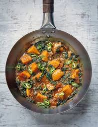 Sweet Potato Saag Aloo Recipes Hairy Bikers Recipe Saag Aloo Aloo Recipes Saag