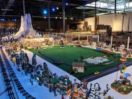 The Indoor Train Park At Model Train Station In South Carolina Is Filled With Over 15 Working Model Trains Model Trains Train Station Model Train Table