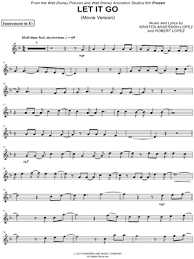 Alto saxophone sheet music compilations. Let It Go Movie Version Eb Instrument From Frozen Sheet Music Alto Or Baritone Saxophone In D Minor Download Print Sku Mn0128176