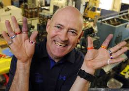 Rubber factory gives inventorStephen an idea