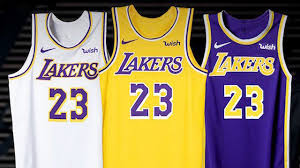 Men #0 kyle kuzma jersey blue los angeles lakers mpls city edition fanatics player: Lakers Unveil New Uniforms Youtube