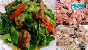 450gr udang 5 siung bawang merah besar 3 siung bawang putih 2 butir kemiri 5 cabe keriting 7 cabe rawit (sesuai selera) 1 sdt garam 2 sdt gula ½ sdt kaldu jamur belacan/terasi secukupnya air secukupnya minyak goreng. Kailan Ikan Masin Tanpa Sos Tiram