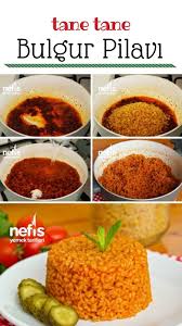 Salcali Bulgur Pilavi Videolu Nefis Yemek Tarifleri Yemek Tarifleri Yemek Bulgur