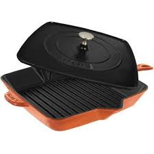 Staub Cast Iron Grill Pan Press Set Cast Iron Grill Pan Cast Iron Grill Grill Pan