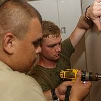 Sapper Paul Thomas, a combat engineer with the 39 Engineer