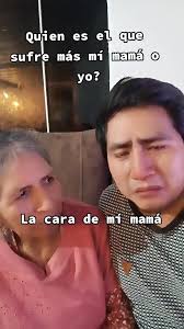 Quien sufre más mí mamá o yo..? Mí mamá no se percato que era  filtro..#amordemadre #amordehijo #humor #parati