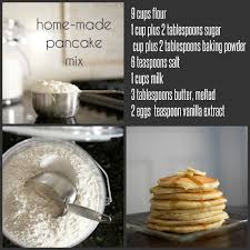 Homemade Pancake Mix In Bulk Homemade Pancake Mix Breakfast Smoothie Recipes Homemade Recipes