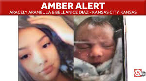 Information about the child is broadcast throughout the area via news media. Amber Alert Canceled For Kck Infant And 16 Year Old